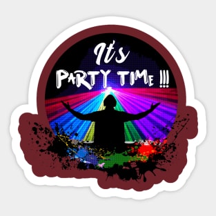 It's Party Time Sticker